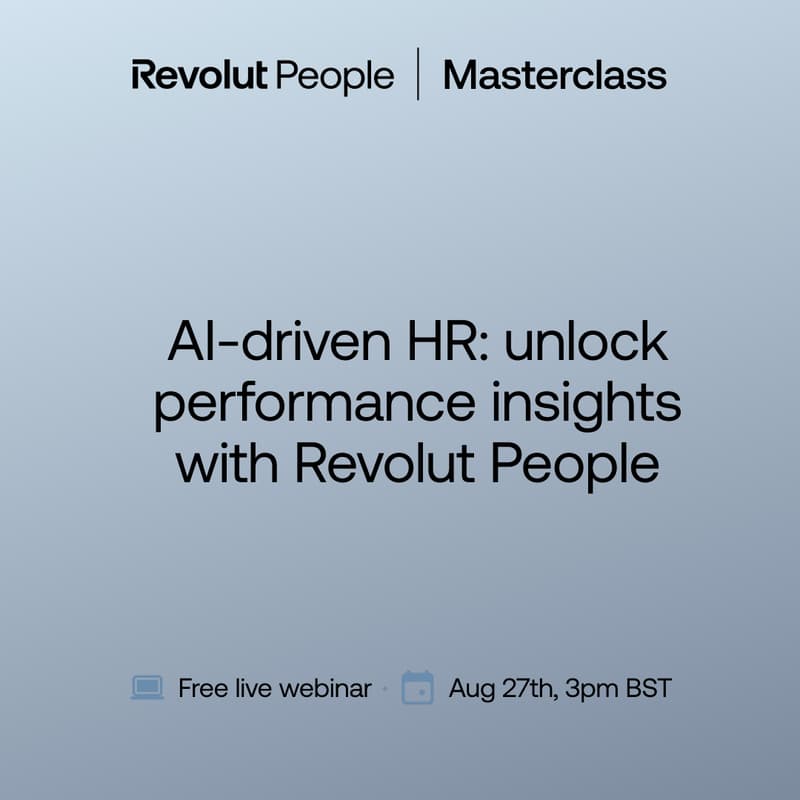 Cover Image for AI-Driven HR: unlocking performance insights with Revolut People