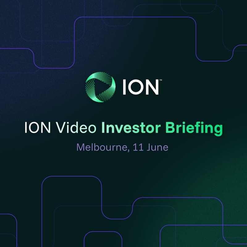 Cover Image for ION Video Investor Briefing - June 11
