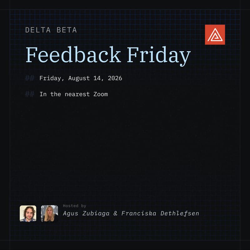Cover Image for Delta Beta: Feedback Fridays