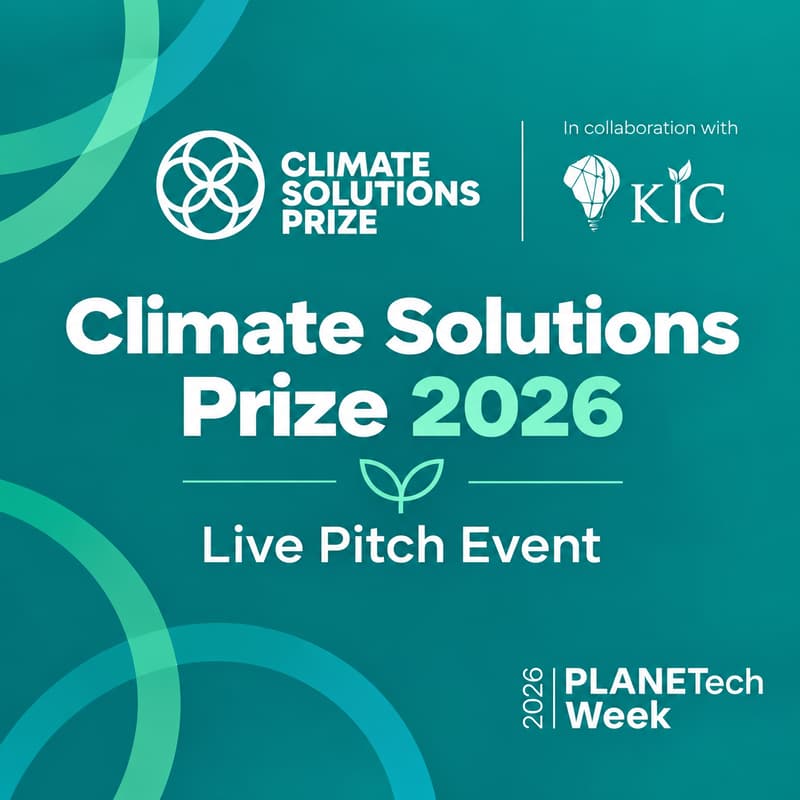 Cover Image for Climate Solutions Prize 2026 Live Pitch Event