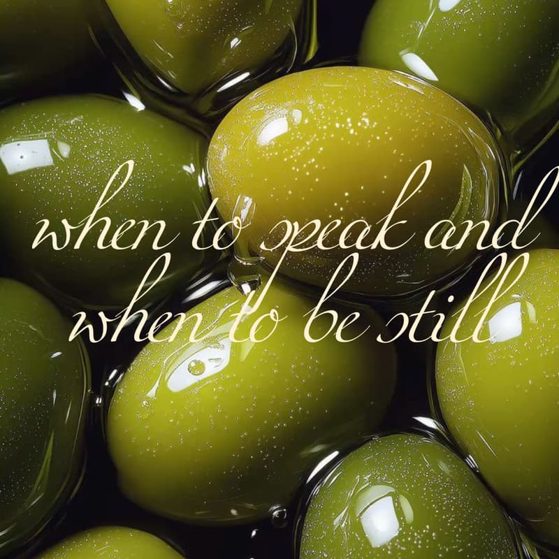 Cover Image for When to Speak and When to Be Still (Online)
