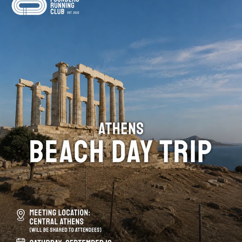 Cover Image for Founders Running Club :: Athens - Beach Day Trip
