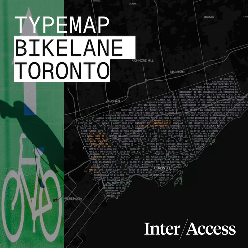 Cover Image for TypeMap - Bikelane Toronto
