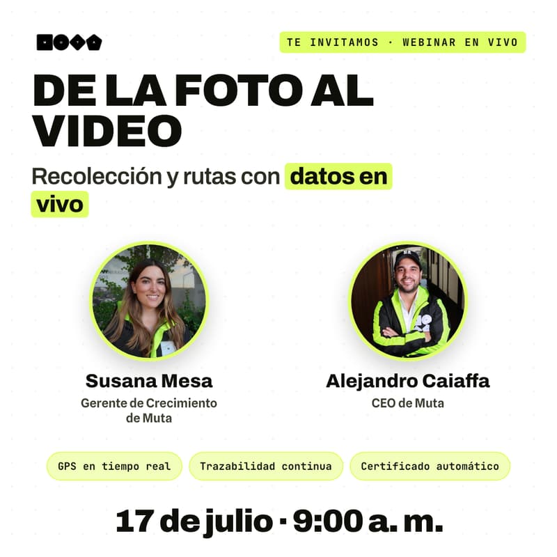 Cover Image for De la foto al video: recolección y rutas con datos en vivo
