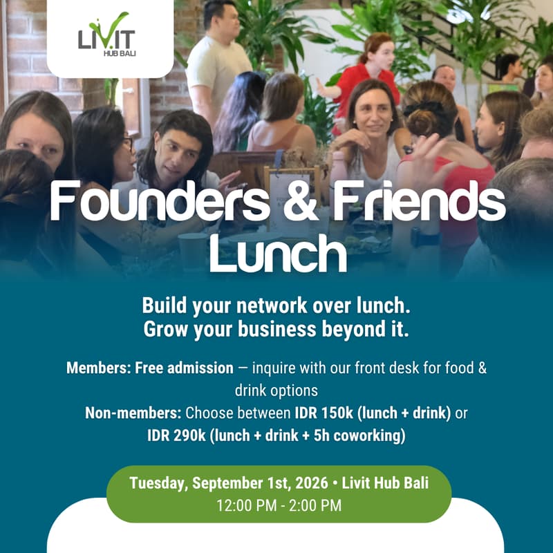 Cover Image for Founders & Friends Lunch
