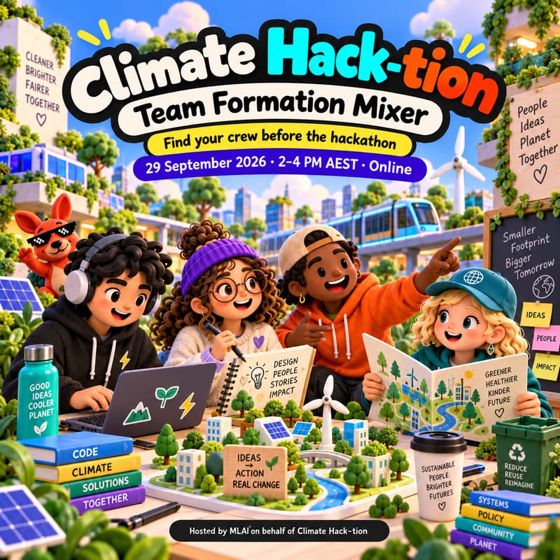 Cover Image for Climate Hack-tion Team Formation Mixer π