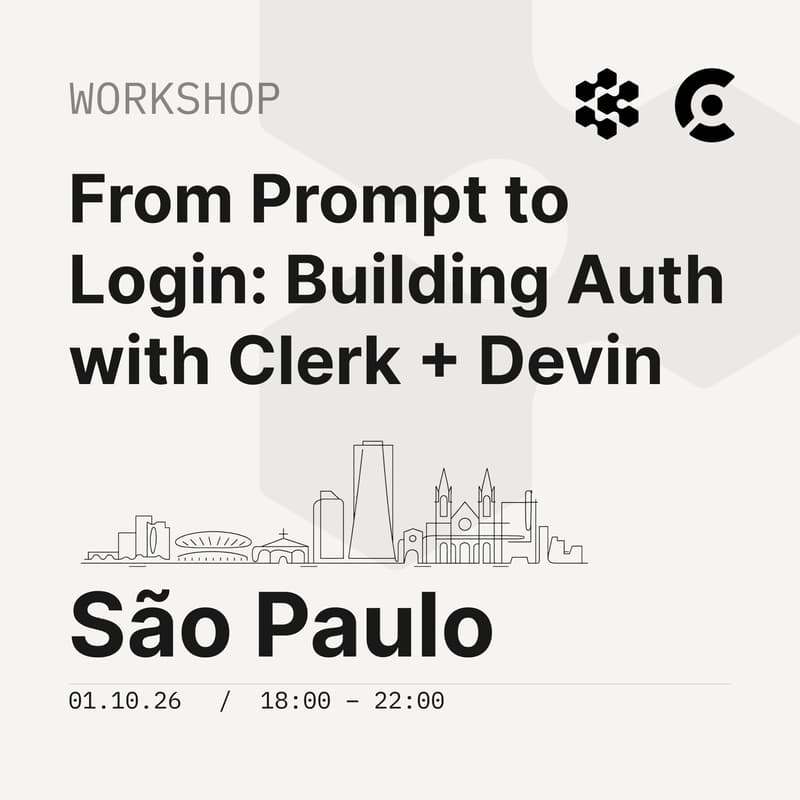 Cover Image for From Prompt to Login: Building Auth with Clerk in São Paulo