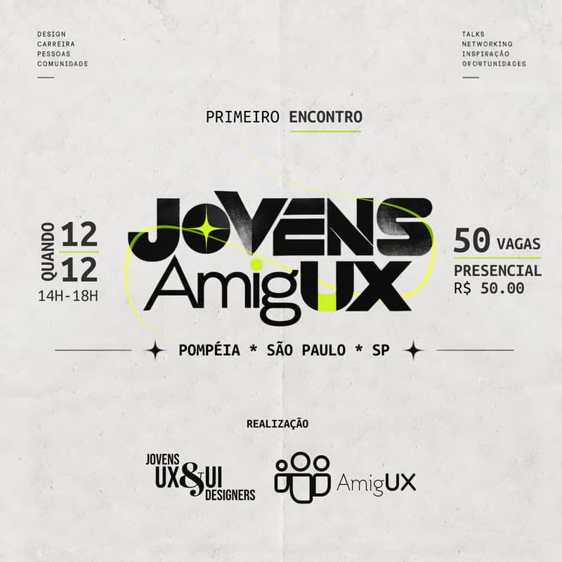 Cover Image for Jovens AmigUX - Duas Comunidades. Um encontro.