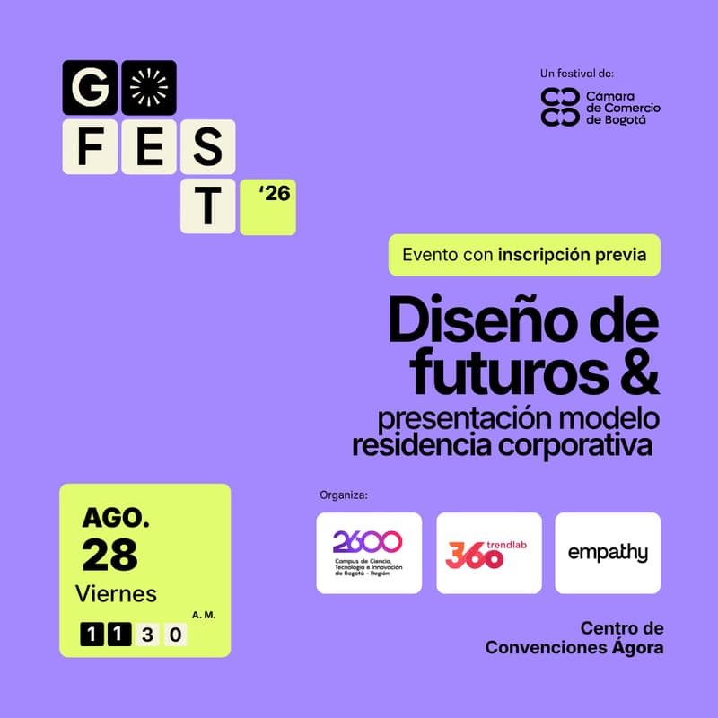 Cover Image for Diseño de Futuros & Presentación Modelo Residencia Corporativa Campus 2600 (Incluye almuerzo)