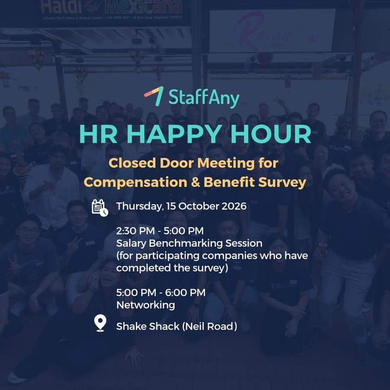 Cover Image for StaffAny HR Happy Hour - Singapore