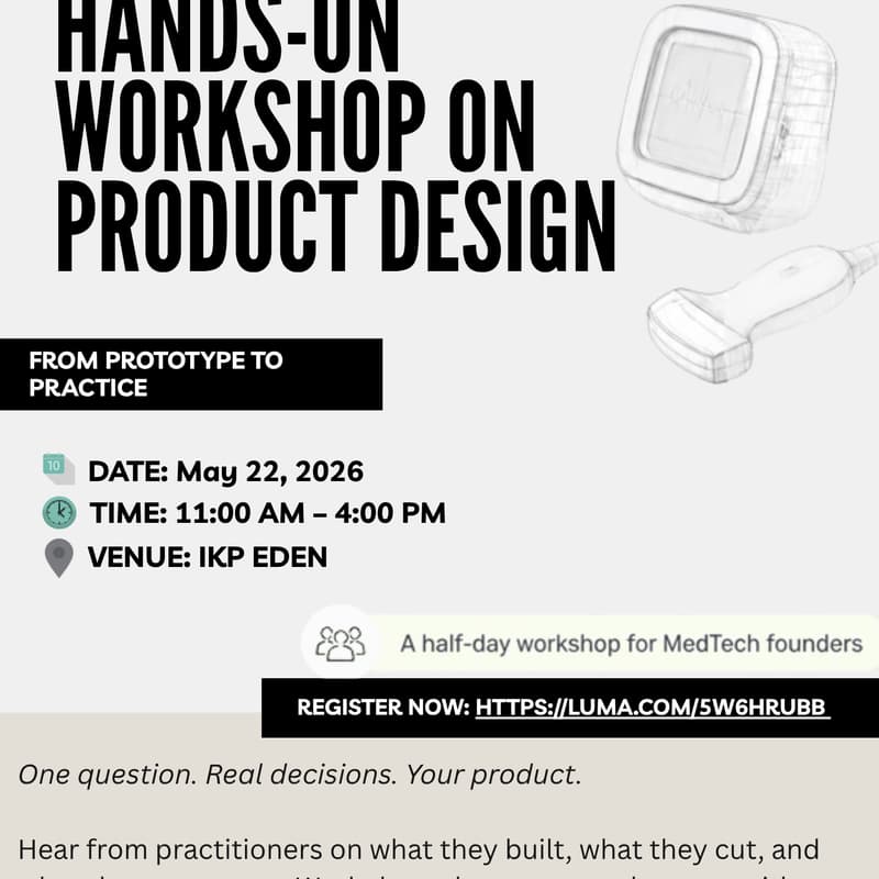 Cover Image for Hands-on Workshop on Product Design (In-Person)
