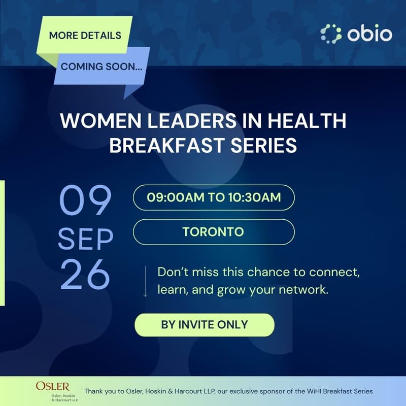 Cover Image for OBIO Women Leaders in Health Breakfast Series
