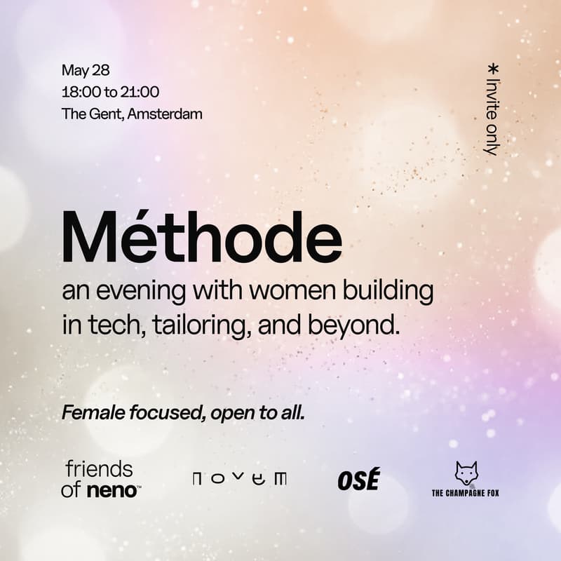 Cover Image for Méthode - an evening with women building in tech, tailoring, and beyond