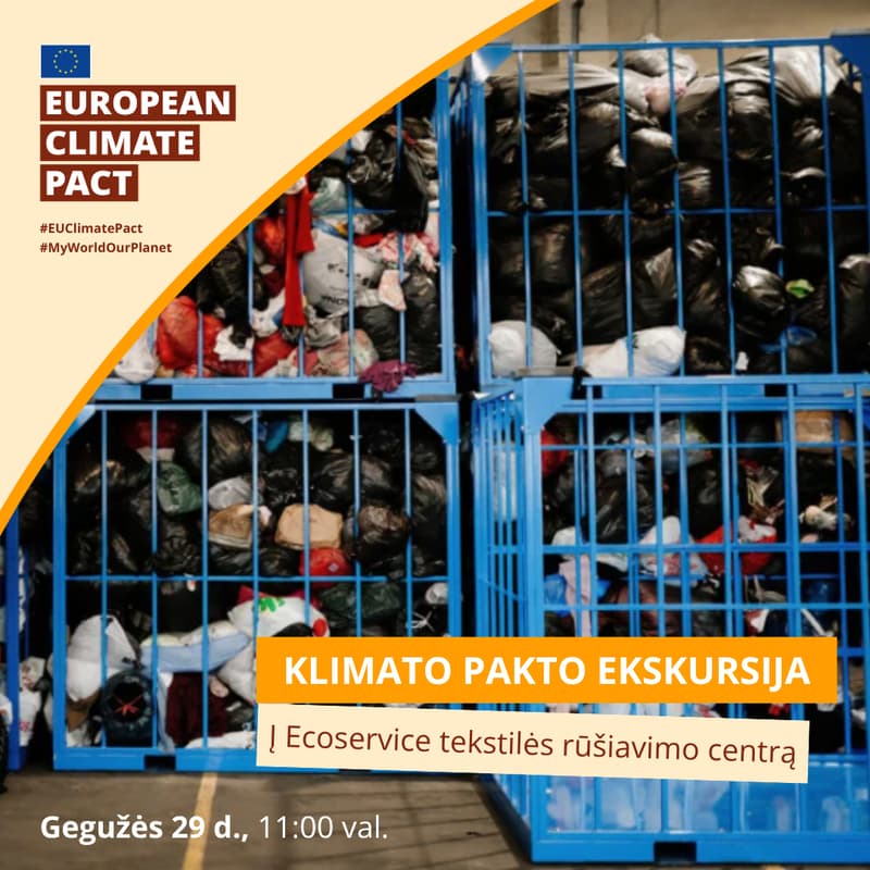 Cover Image for Ekskursija į tekstilės rūšiavimo centrą