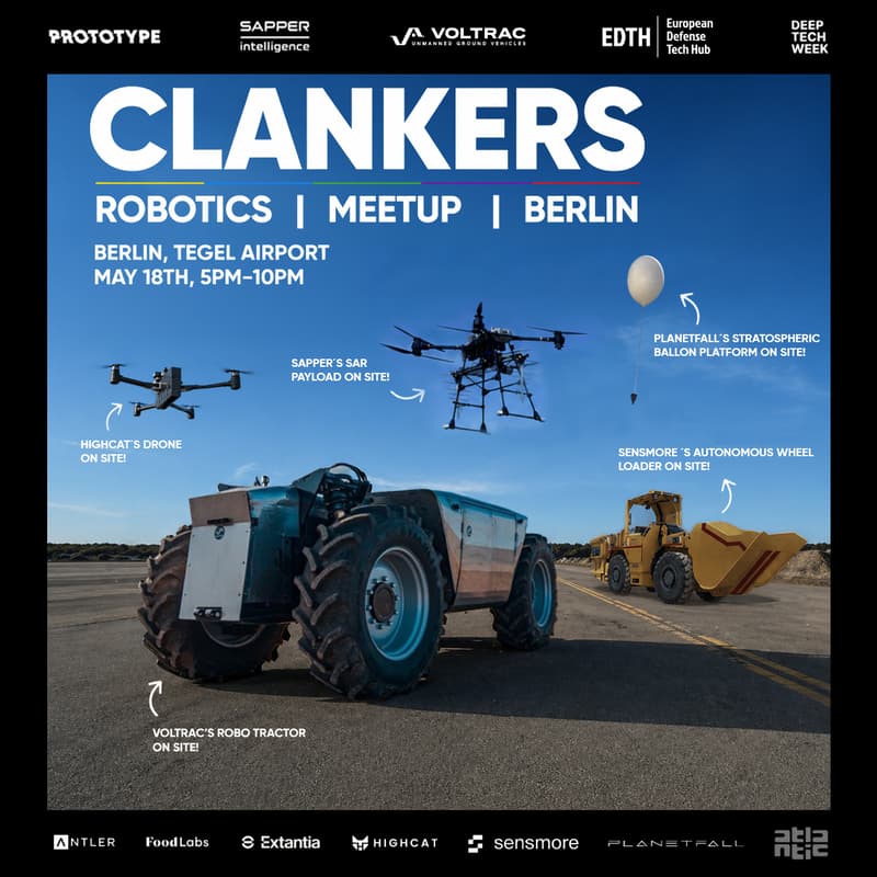 Cover Image for CLANKERS - Robotics Meetup Berlin