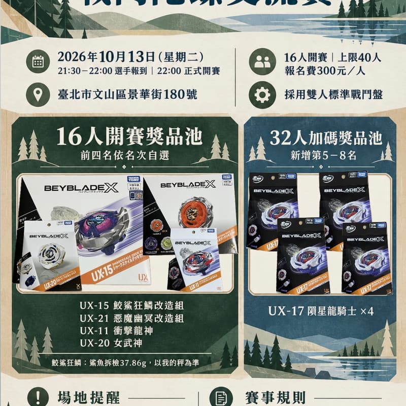Cover Image for 胡胡臨時戰鬥陀螺交流賽第七屆