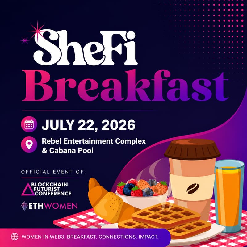 Cover Image for Shefi Morning Social @ Blockchain Futurist Conference