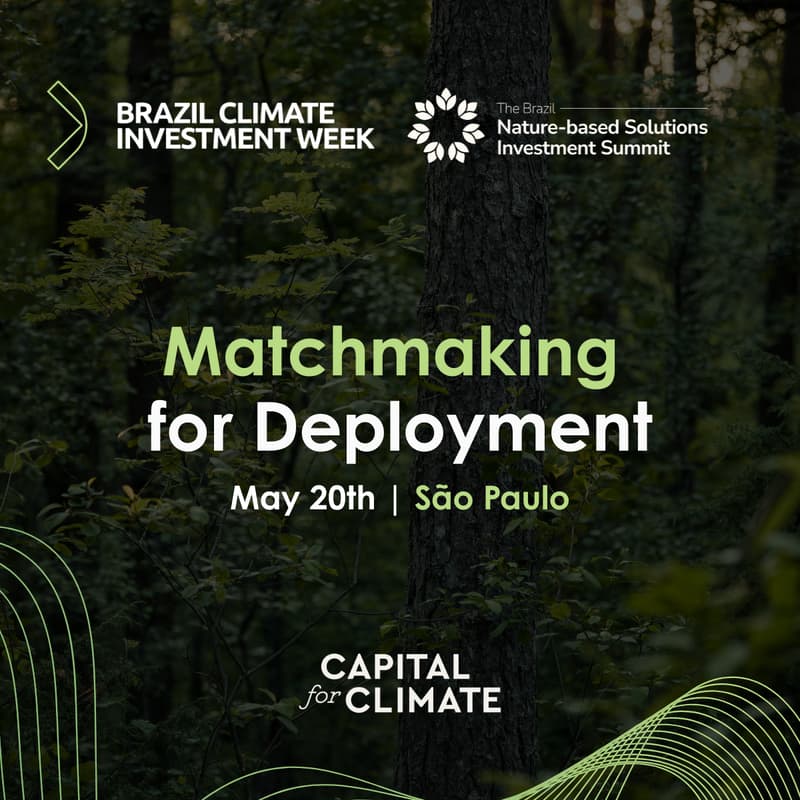 Cover Image for Matchmaking for Deployment | Capital for Climate