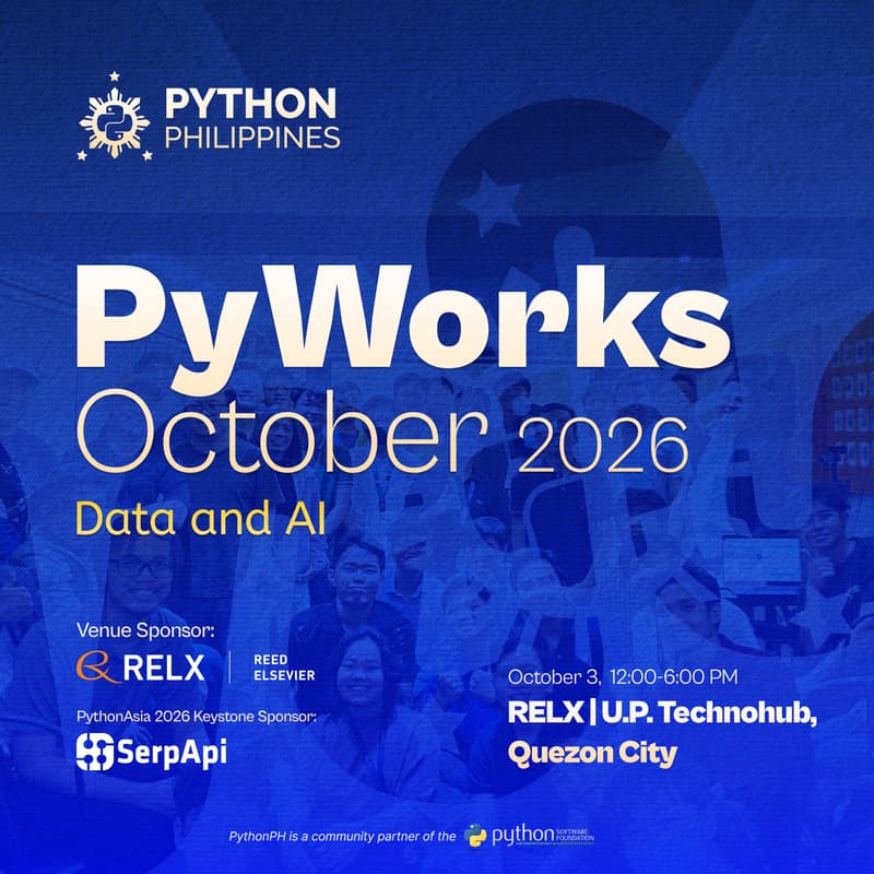 Cover Image for PyWorks October 2026: Data and AI w/ RELX