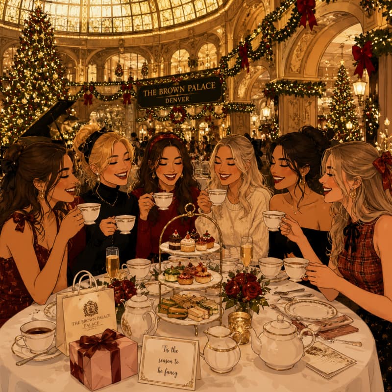 Cover Image for Friends and Follies: Brown Palace Holiday Tea