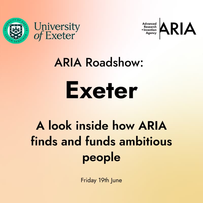 Cover Image for Exeter x ARIA: Inside How ARIA Finds, Funds, and Backs Ambitious People