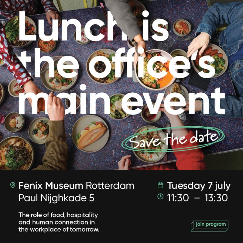 Cover Image for The role of food, hospitality and human connection in the workplace of tomorrow.