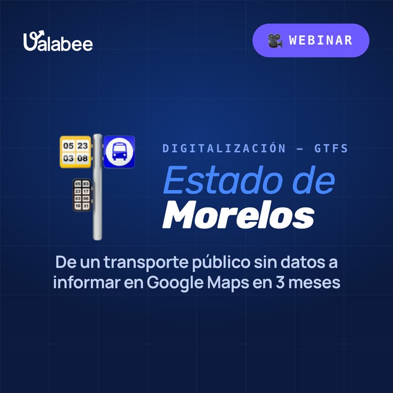 Cover Image for Estado de Morelos: digitalización de datos de transporte público