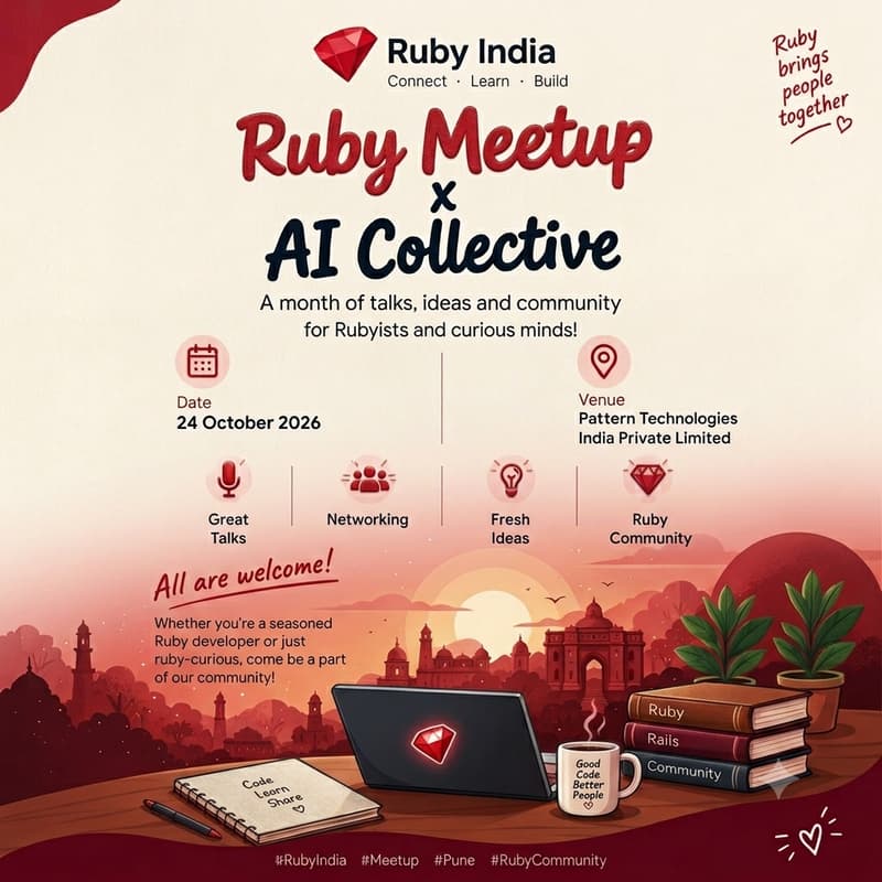 Cover Image for Ruby Meetup X AI Collective