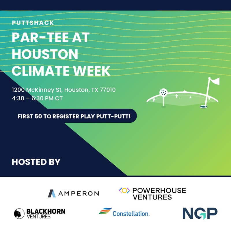 Cover Image for Par-Tee at Houston Climate Week