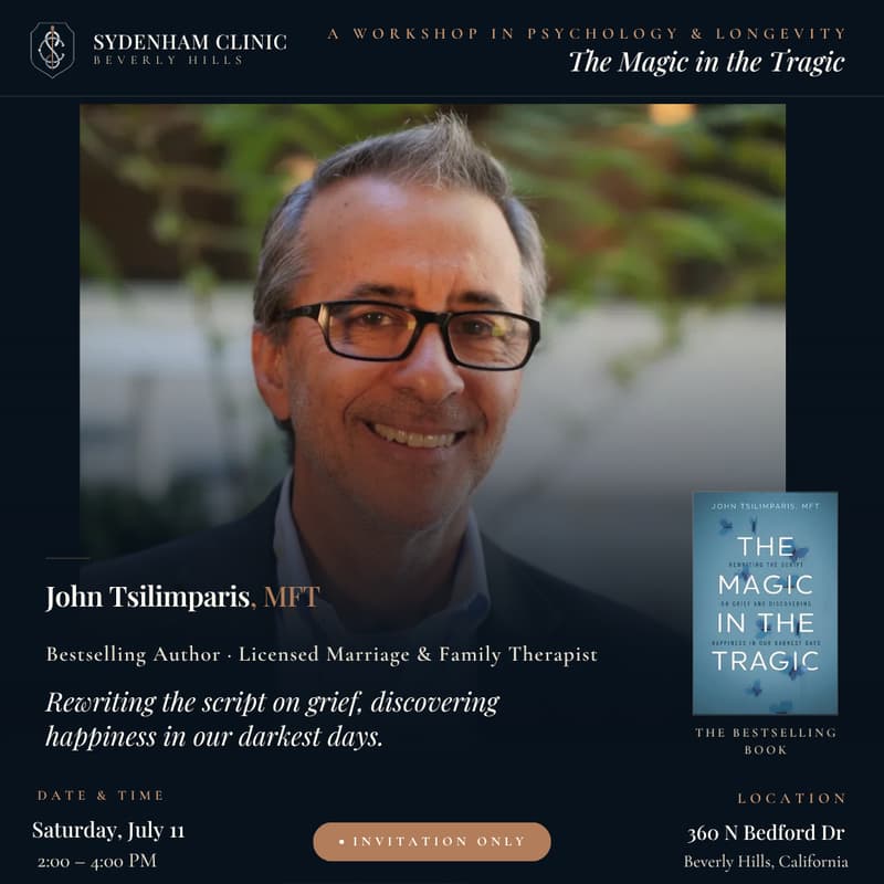 Cover Image for The Magic in the Tragic: A Mental Health Workshop with John Tsilimparis, MFT