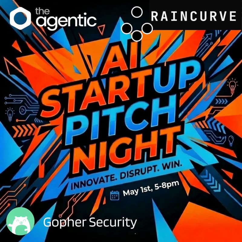 Cover Image for AI Pitch Night, hosted by TheAgentic, Gopher MCP, and RainCurve