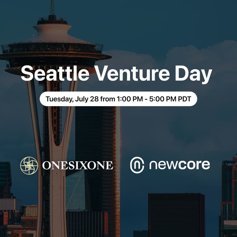 Cover Image for Seattle Venture Day 2026 | OneSixOne Ventures