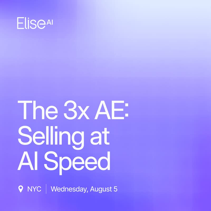 Cover Image for The 3x AE: Selling at AI Speed (NYC)