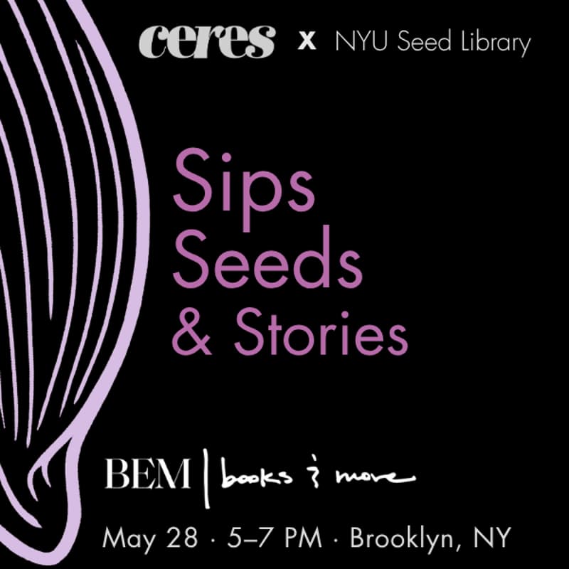 Cover Image for Sip, Seeds, & Stories | Ceres Spring Happy Hour Gathering