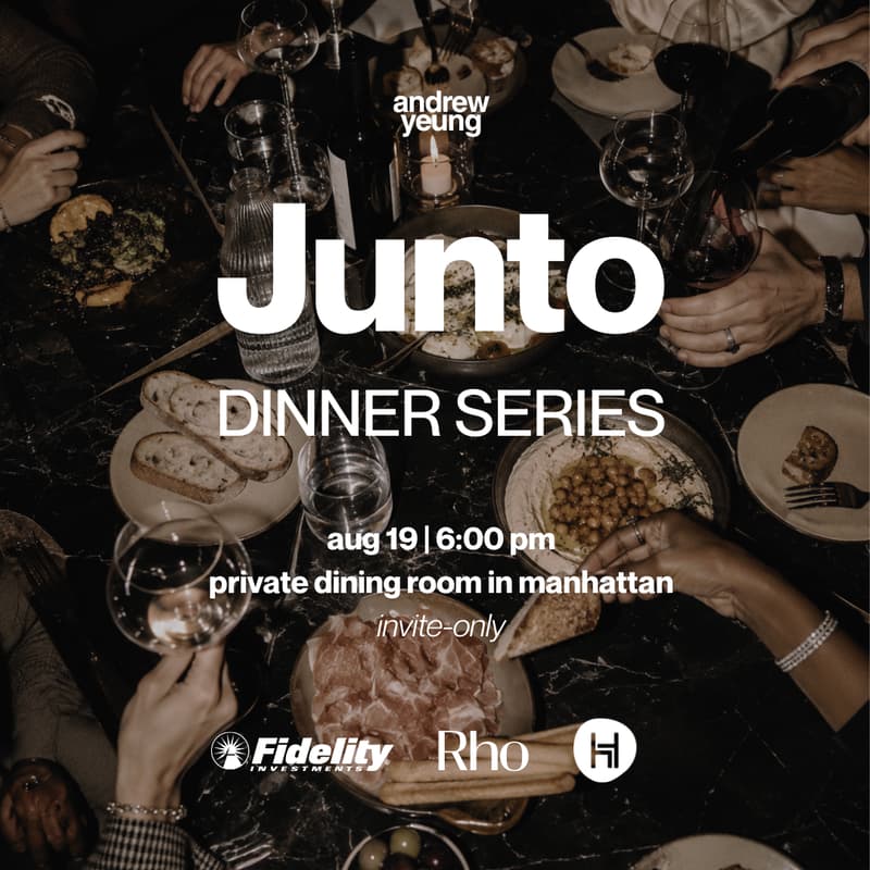 Cover Image for Junto Founder Dinner (Hosted by Andrew & Friends)