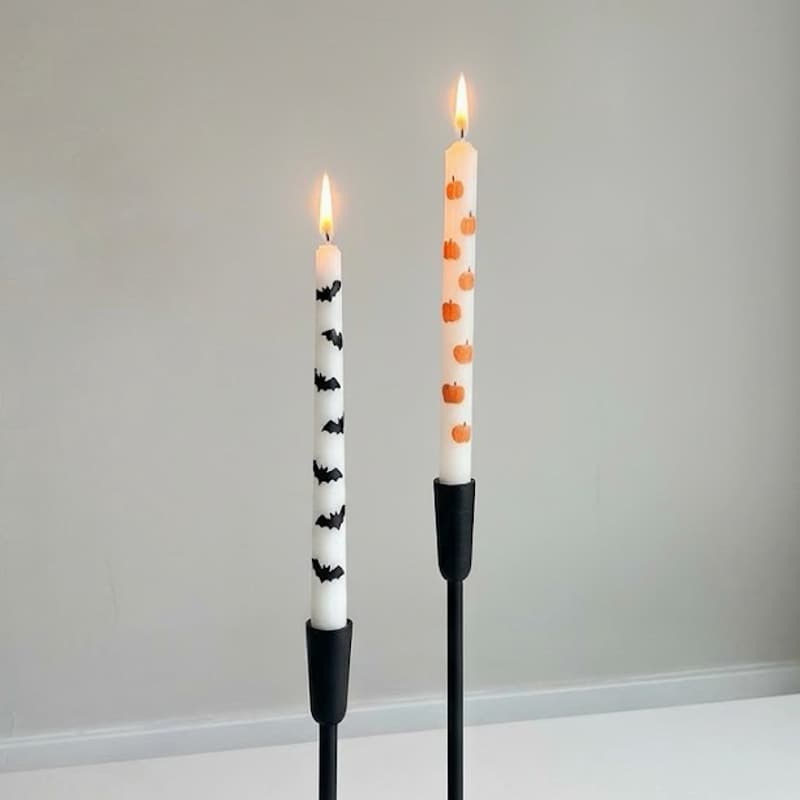Cover Image for Oct Craft Night: Halloween Candle Painting
