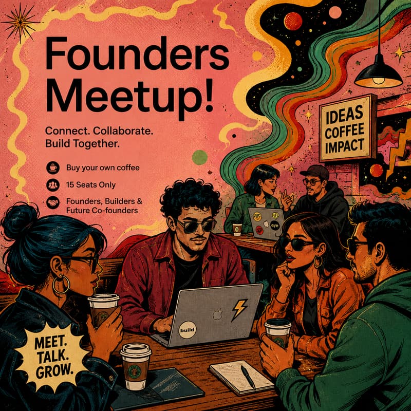 Cover Image for Founders Meetup — Kolkata