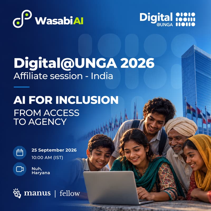 Cover Image for Digital@UNGA - AI for Inclusion: From Access to Agency