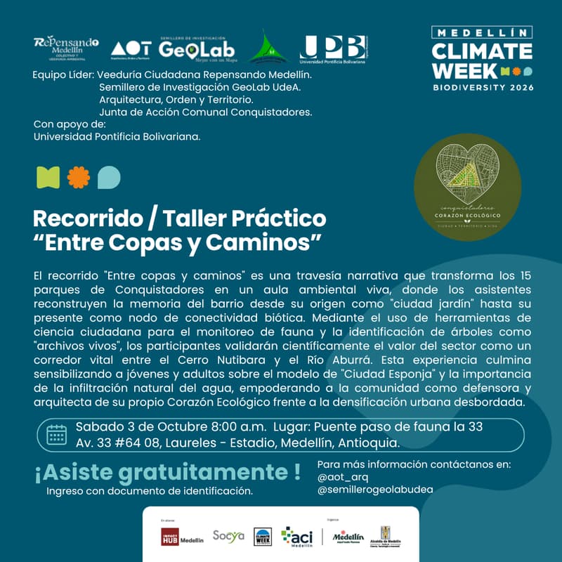 Cover Image for Recorrido /taller practico "Entre copas y caminos"