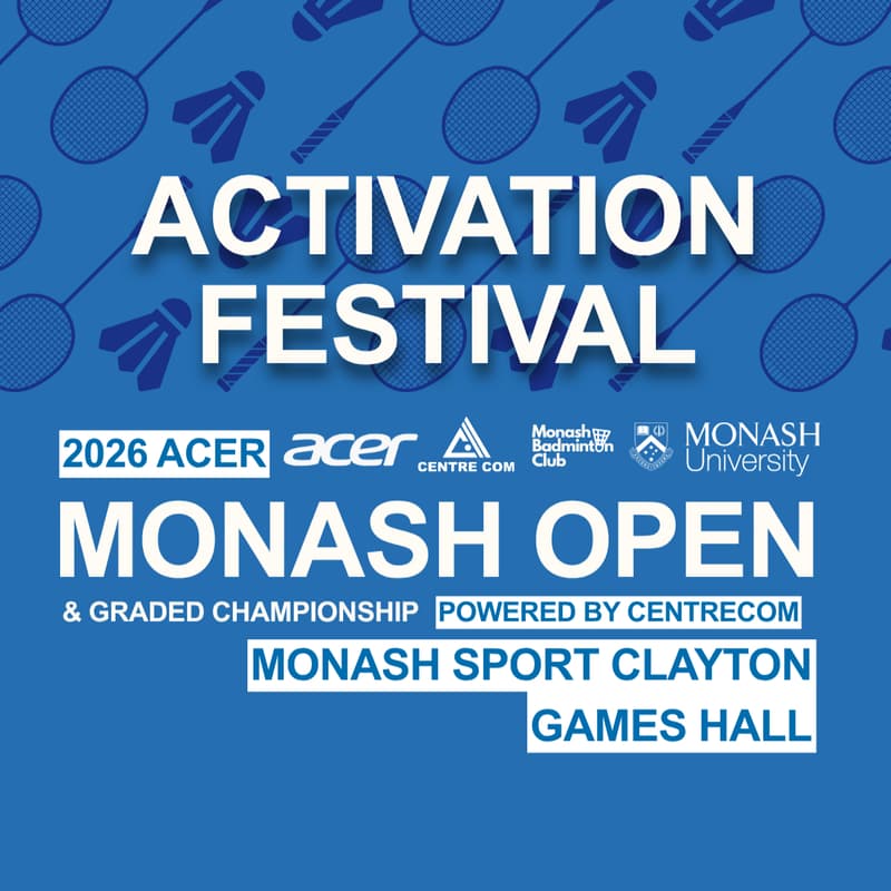 Cover Image for 2026 ACER Monash Open Games Hall Activation Festival