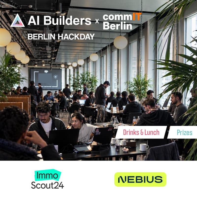 Cover Image for AI Builders × commIT | Hack Day Berlin 2026