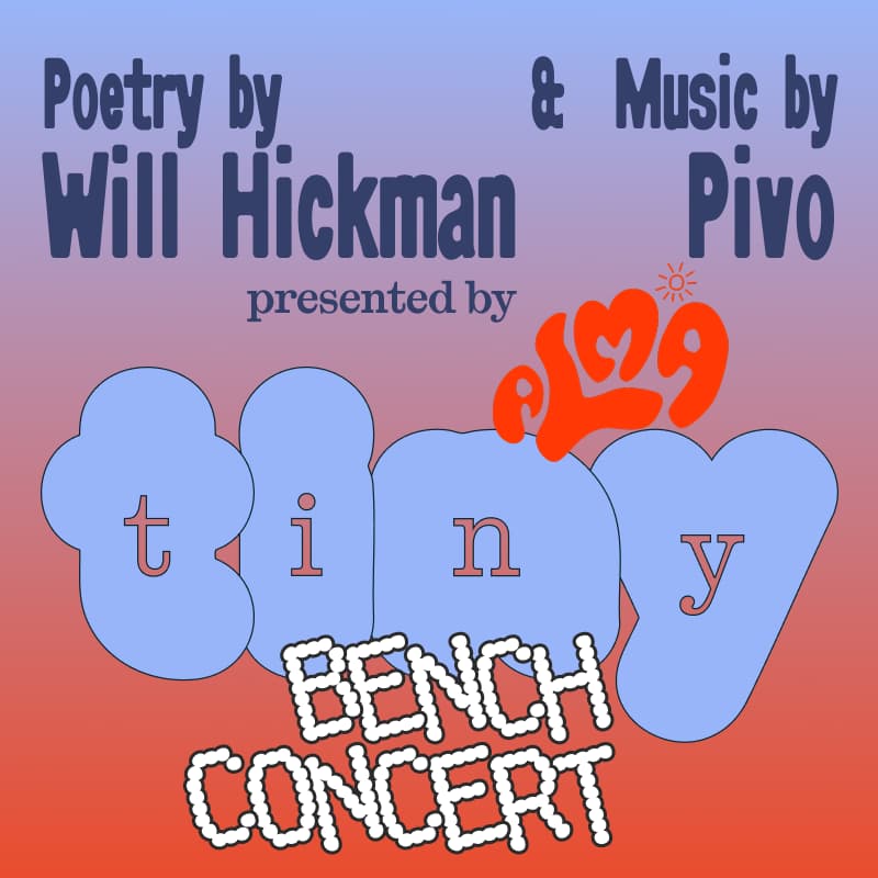 Cover Image for Tiny Bench Concert & Poetry – Casa Casa x Alma