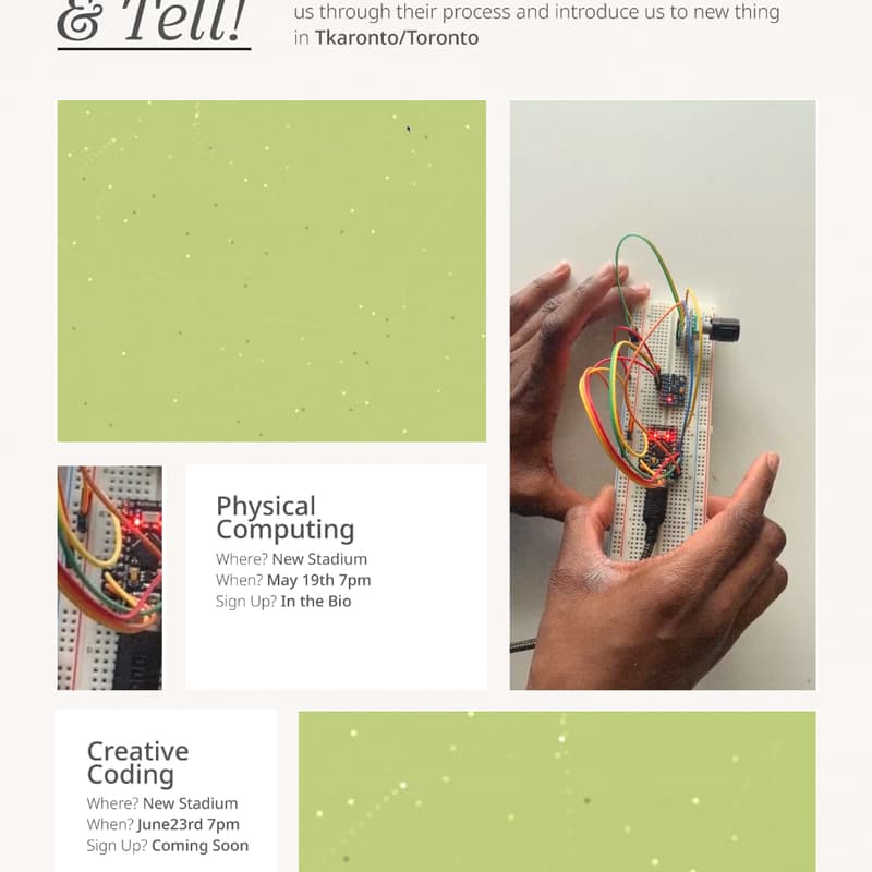 Cover Image for Show and Tell: Physical Computing
