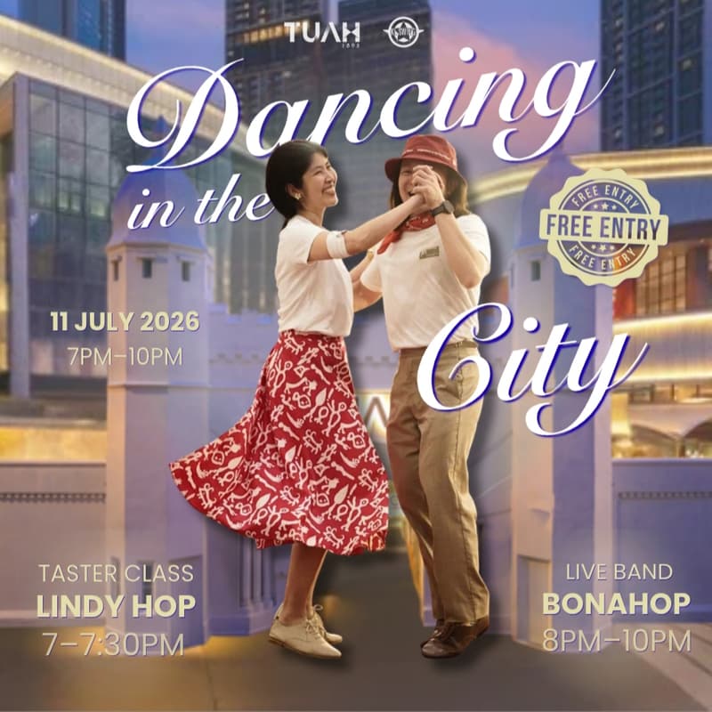 Cover Image for Dancing in the City: A Free Lindy Hop Dance Social with Live Music!