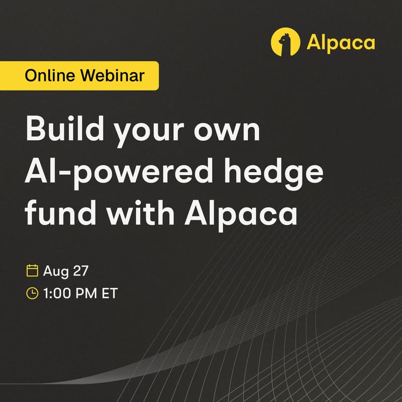 Cover Image for Build Your Own AI-Powered Hedge Fund with Alpaca