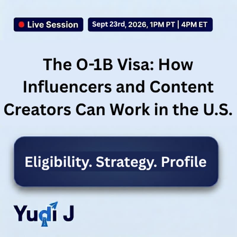 Cover Image for The O-1B Visa: How Influencers and Content Creators Can Work in the U.S.