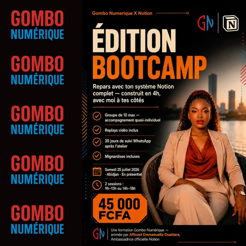 Cover Image for Gombo Numérique X NOTION ÉDITION BOOTCAMP