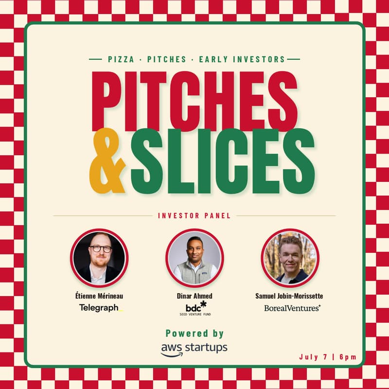 Cover Image for Pitches & Slices - BDC Seed VF x Boreal x Telegraph x AWS Startups