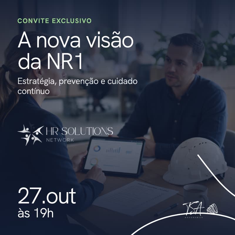 Cover Image for A Nova Visão da NR1: Estratégia, Prevenção e Cuidado Contínuo