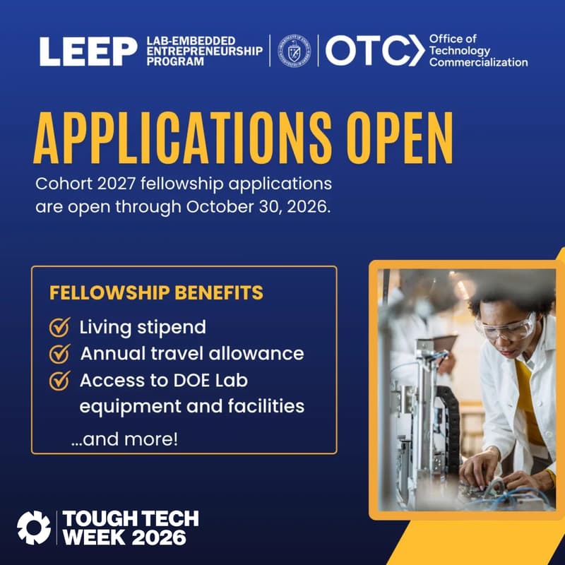 Cover Image for DOE LEEP Fellowship